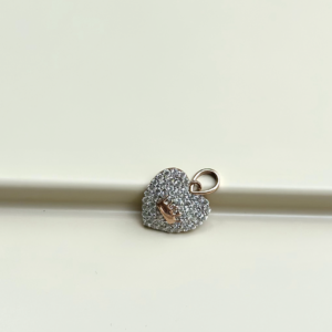 Pendant- Crown in Diamond Heart