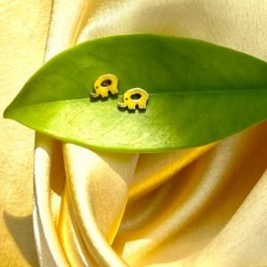 Earring- Yellow Elephant