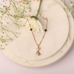 Necklace- Red Butterfly with 1 diamond