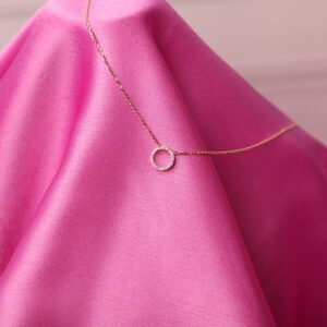Necklace- Diamond Circle