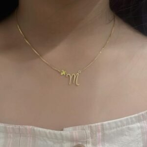 Necklace- M Initial
