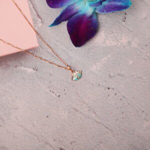 Necklace- Oval Blue Eye