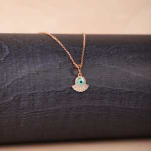 Necklace- Round Blue Eye